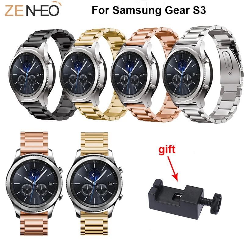 Браслет из нержавеющей стали для смарт-часов Samsung gear S3 Classic /Frontier, 46 мм
Браслет из нержавеющей стали для смарт-часов Samsung gear S3 Classic /Frontier, 46 мм