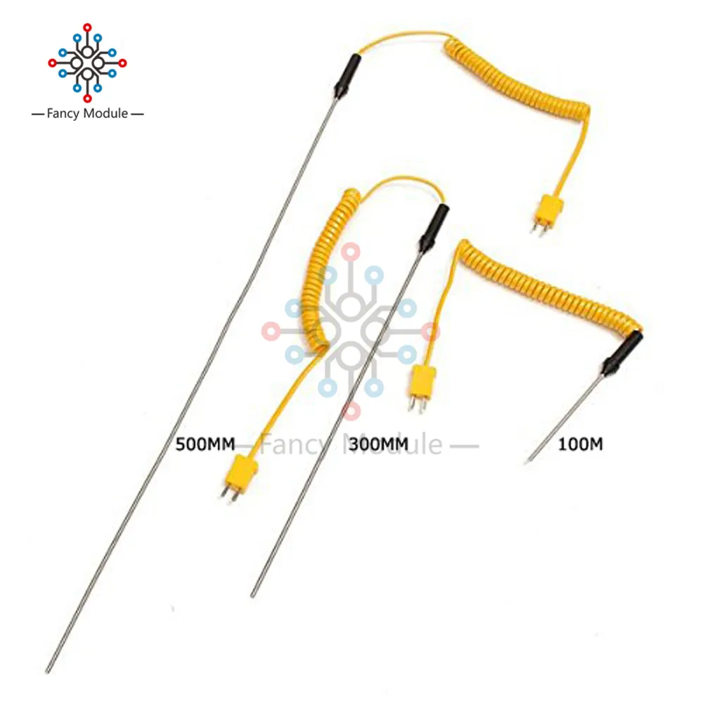 K-Type Thermocouple Stainless Steel Probe Temperature Controller Wire Sensor 100/300/500mm Temperature Sensor
K-Type Thermocouple Stainless Steel Probe Temperature Controller Wire Sensor 100/300/500mm Temperature Sensor