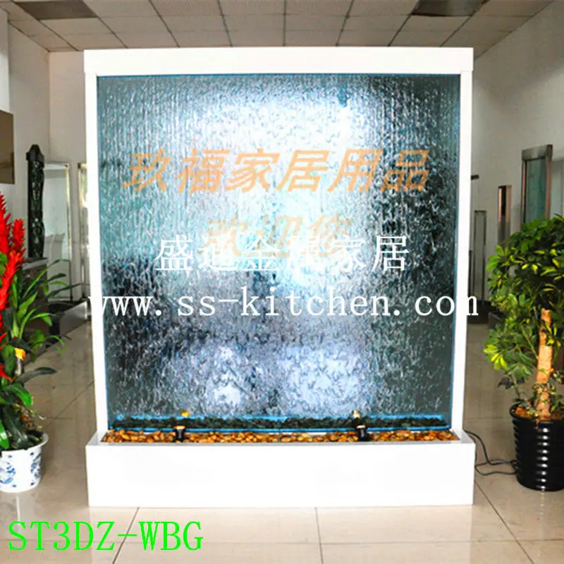Free Shipping Blue Glass Water Features screen curtain divider company image partition with changing lighting for decoration
Free Shipping Blue Glass Water Features screen curtain divider company image partition with changing lighting for decoration