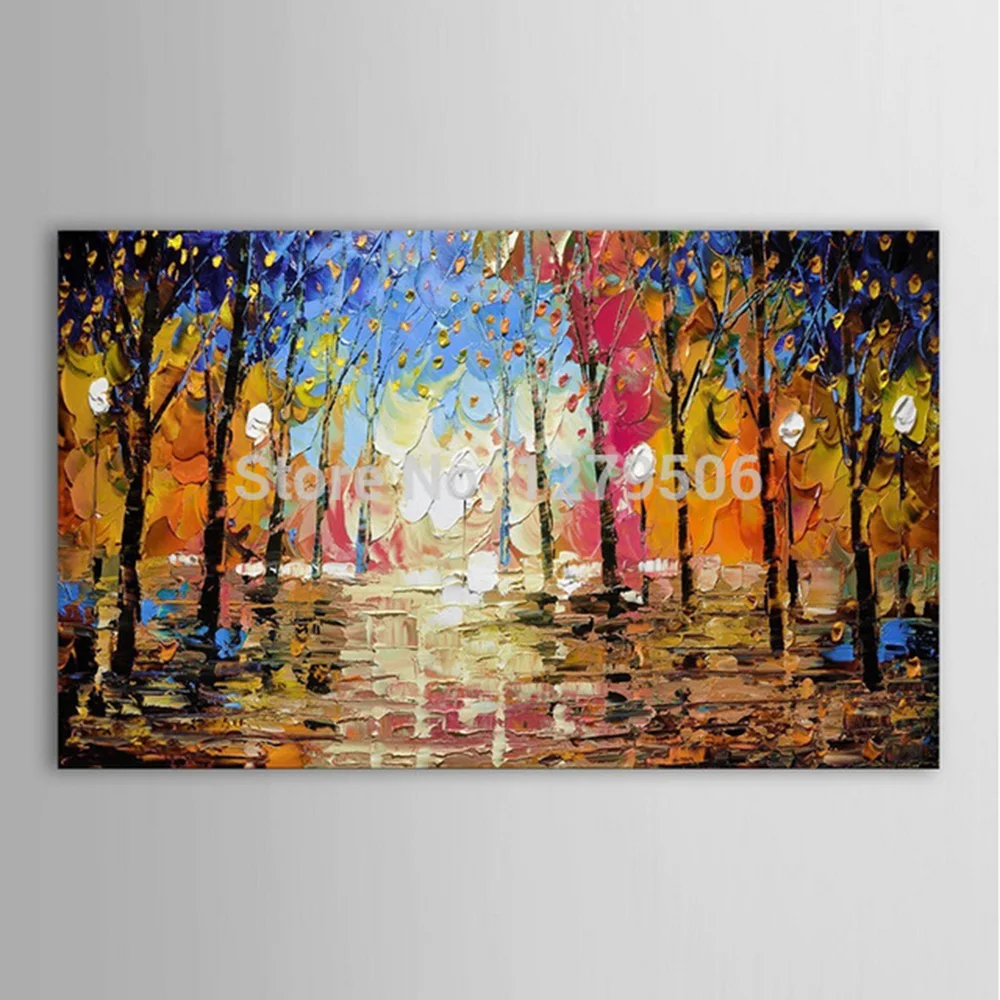 100% best gift Hand Painted Landscape Painting Home Decor Wall Art Picture Handmade modern Palette Knife Oil Painting On Canvas
100% best gift Hand Painted Landscape Painting Home Decor Wall Art Picture Handmade modern Palette Knife Oil Painting On Canvas