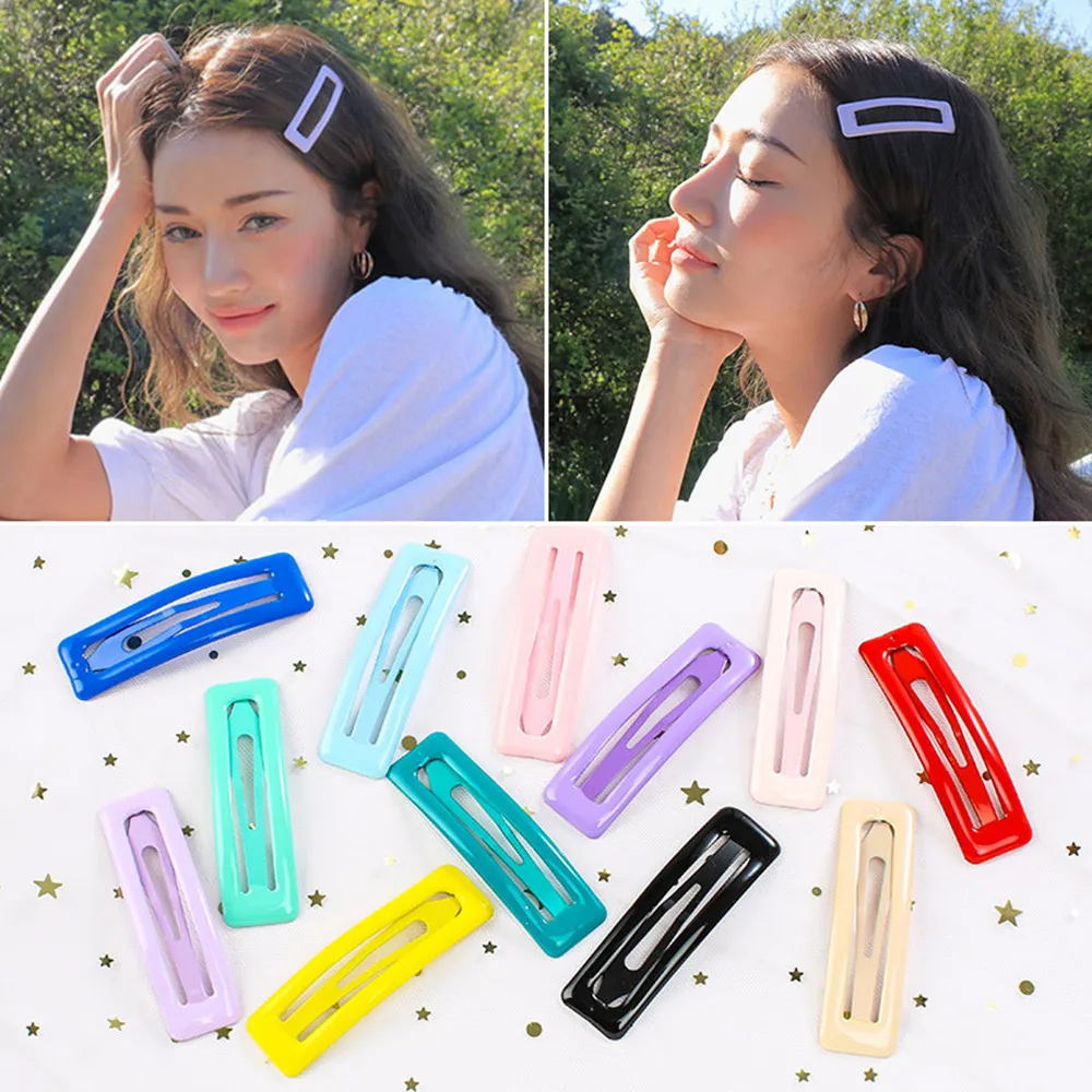 Square Snap Hair Clips for Hair Clip Pins Glitter Hairpins Cute Color Metal Barrettes for Baby Children Girls Accessories
Square Snap Hair Clips for Hair Clip Pins Glitter Hairpins Cute Color Metal Barrettes for Baby Children Girls Accessories