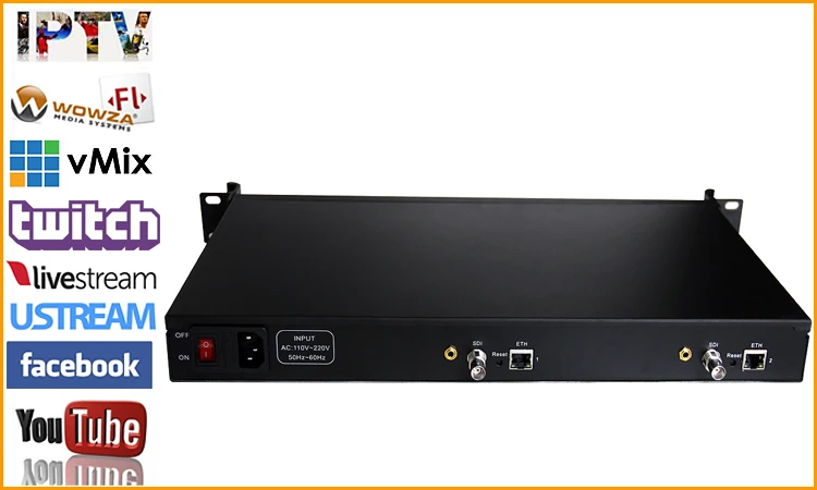 Видеокодер 1U HEVC H.265 HD 3G SDI на IP HD, IPTV, 2 канала, потоковая трансляция, RTMP RTMPS, кодер SDI на H.264 H.265
Видеокодер 1U HEVC H.265 HD 3G SDI на IP HD, IPTV, 2 канала, потоковая трансляция, RTMP RTMPS, кодер SDI на H.264 H.265