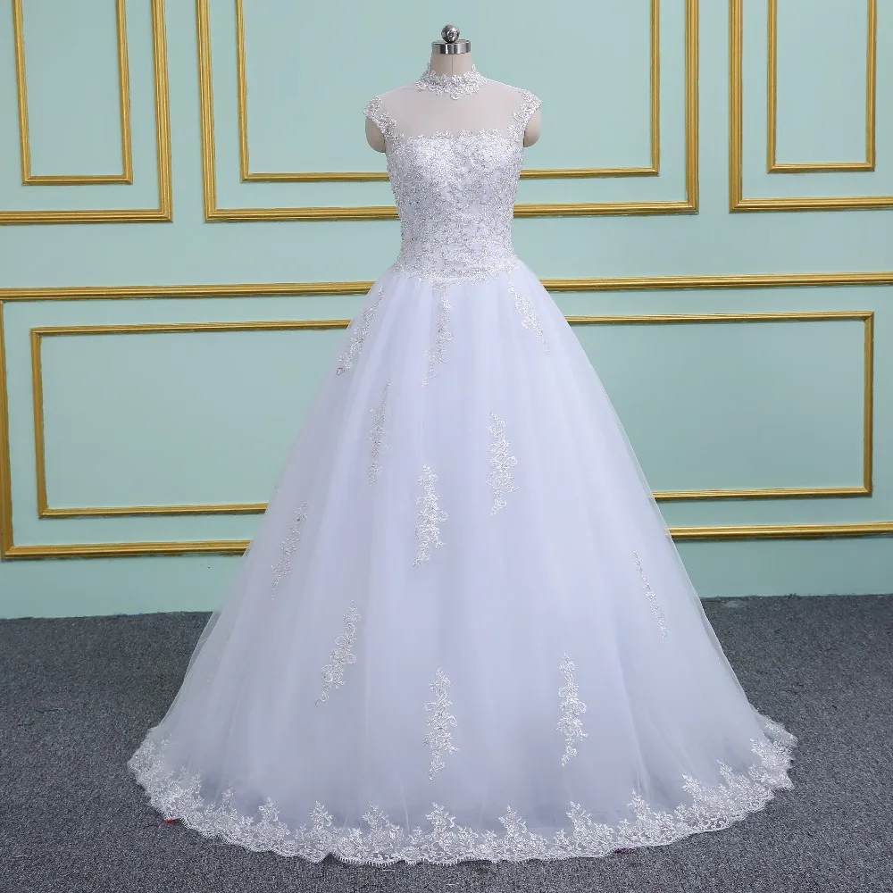 Bride Dress Mariage robe Bridal Gowns O-neck Wedding Dresses 2019 Plus Size Custom-Made A-Line Vestido De Noiva Wedding Dress
Bride Dress Mariage robe Bridal Gowns O-neck Wedding Dresses 2019 Plus Size Custom-Made A-Line Vestido De Noiva Wedding Dress