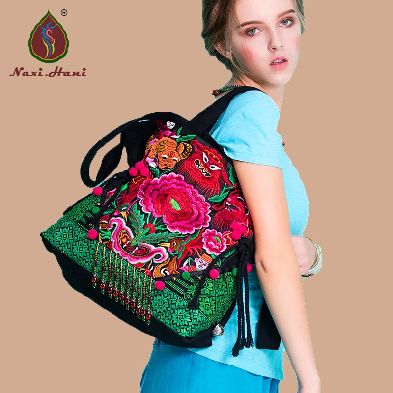 New arrival Thailand embroidered canvas women handbag Ethnic handmade Beaded tassel Vintage shoulder messenger bags
New arrival Thailand embroidered canvas women handbag Ethnic handmade Beaded tassel Vintage shoulder messenger bags