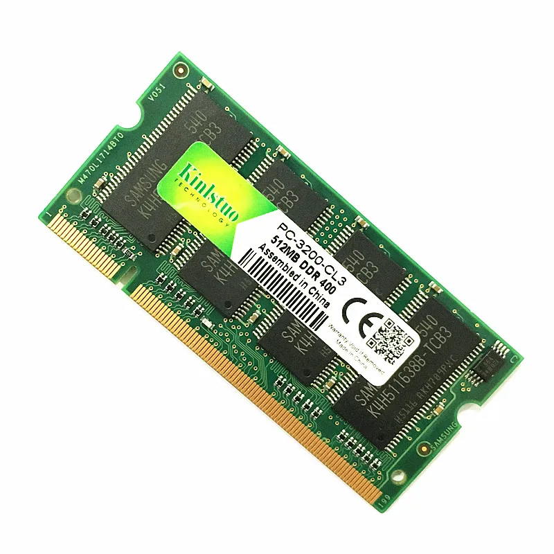 Оперативная память Kinlstuo для ноутбука оперативная DDR1 DDR 400 333 MHz/PC 3200 PC 2700 200Pins 512 МБ 1