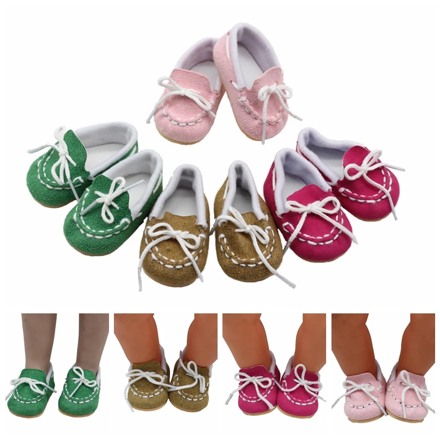 Spring New Doll Shoes For 43cm New Born Baby Pink Loafer Shoes For 18" Girls Doll Shoes Sneacker Doll Accessories
Spring New Doll Shoes For 43cm New Born Baby Pink Loafer Shoes For 18" Girls Doll Shoes Sneacker Doll Accessories
