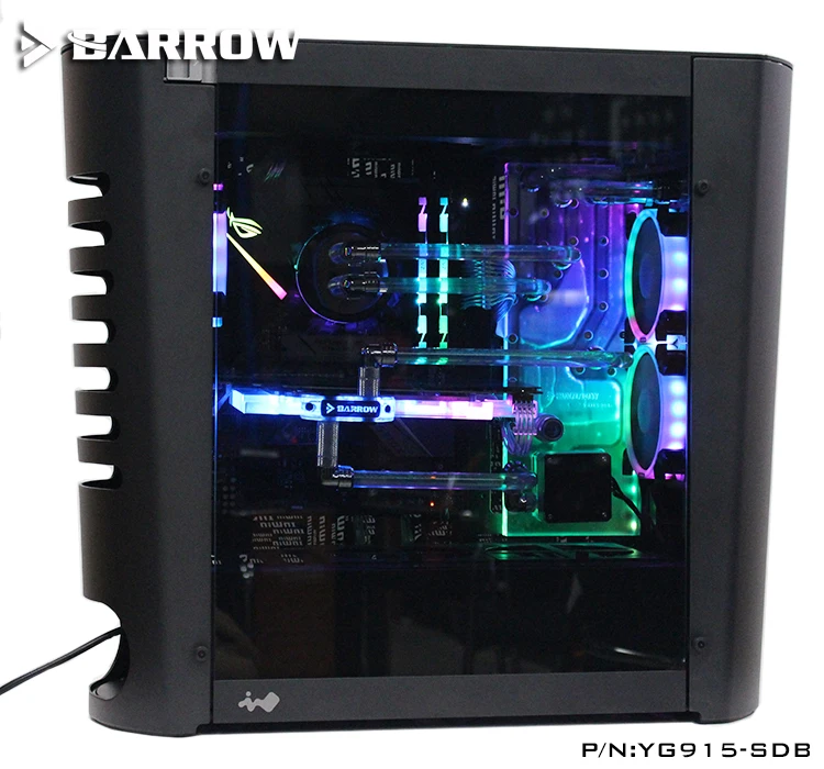 Barrow Acrylic Board as Water Channel use for IN WIN 915 Computer Case use for Both CPU and GPU Block RGB Light to AURA
Barrow Acrylic Board as Water Channel use for IN WIN 915 Computer Case use for Both CPU and GPU Block RGB Light to AURA