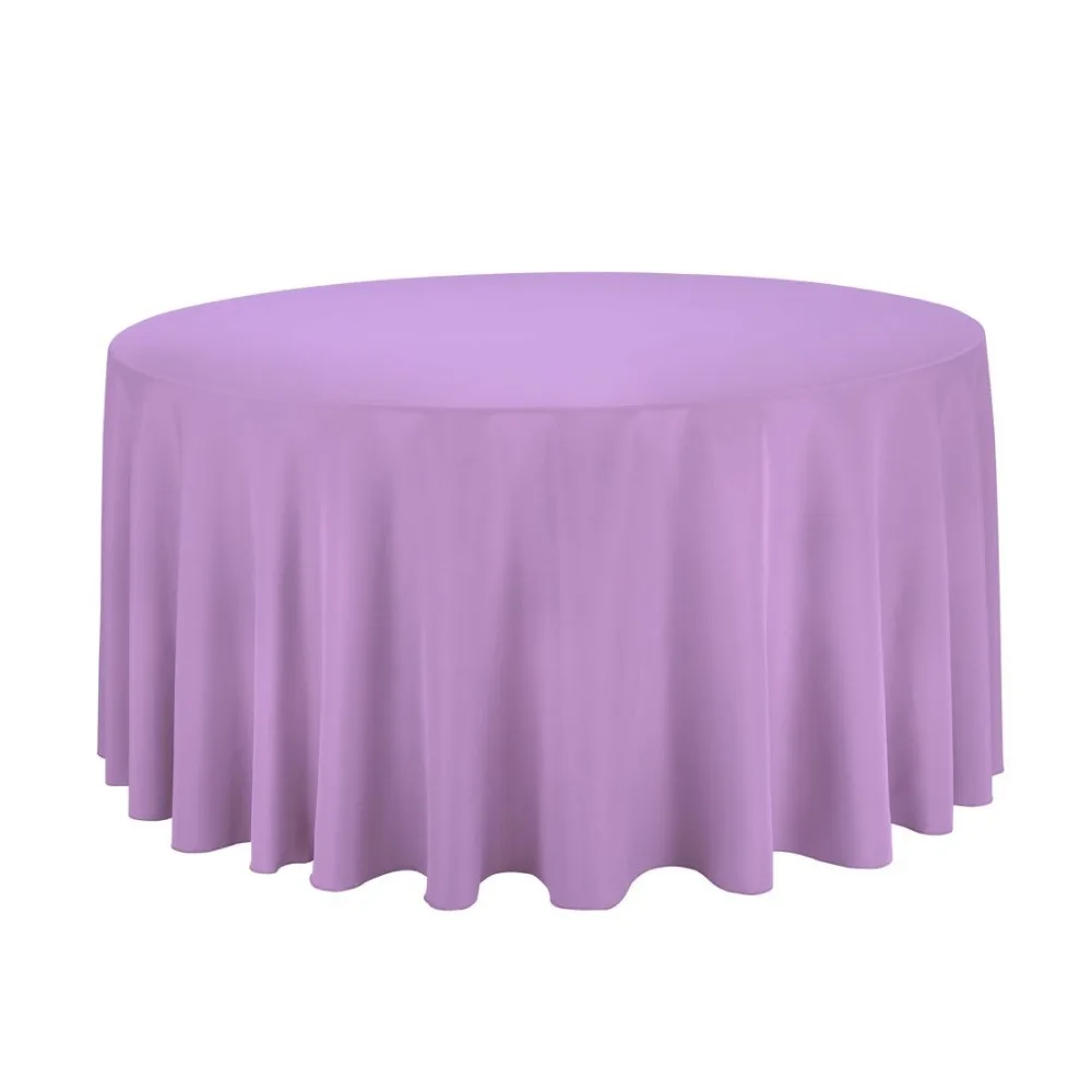 10Pcs Lavender Round 120" Polyester Tablecloth For Wedding Party Banquet Decoration Hotel Supplies Free Shipping
10Pcs Lavender Round 120" Polyester Tablecloth For Wedding Party Banquet Decoration Hotel Supplies Free Shipping