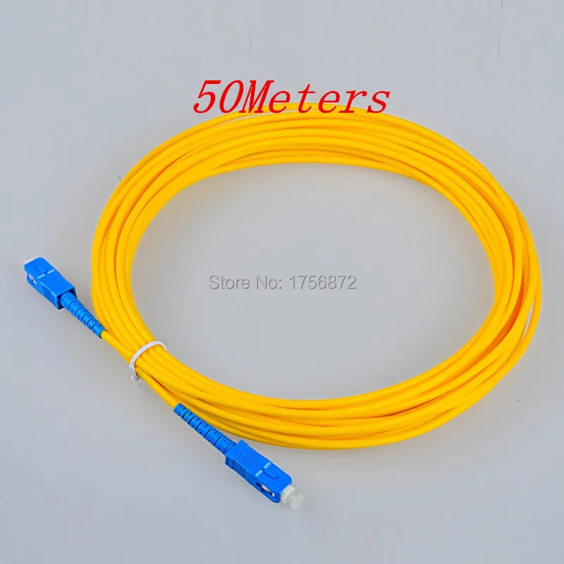 Fiber Optic Cable SC Patch Cord SM SX 3mm 50m 9/125um Fiber Optic Jumper Cable SC/UPC-SC/UPC
Fiber Optic Cable SC Patch Cord SM SX 3mm 50m 9/125um Fiber Optic Jumper Cable SC/UPC-SC/UPC