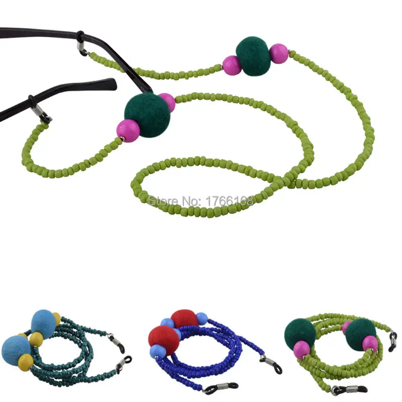 20PCS Quality Beaded Glasses Chian with Cashmere Pompon Sunglasses Spectacle Beads Cords Strap Holder Neck Simple Strap 3colours
20PCS Quality Beaded Glasses Chian with Cashmere Pompon Sunglasses Spectacle Beads Cords Strap Holder Neck Simple Strap 3colours
