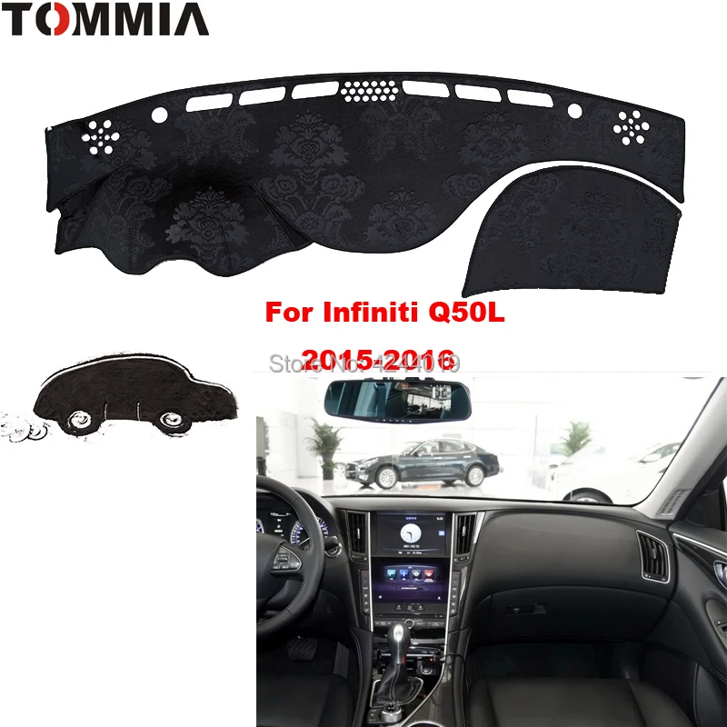 TOMMIA Dashboard Cover Dash Mat for Car Sun Shade ANTI-UV Dash Pad Car Dashboard Mat For Infiniti Q50L 2015-2016
TOMMIA Dashboard Cover Dash Mat for Car Sun Shade ANTI-UV Dash Pad Car Dashboard Mat For Infiniti Q50L 2015-2016