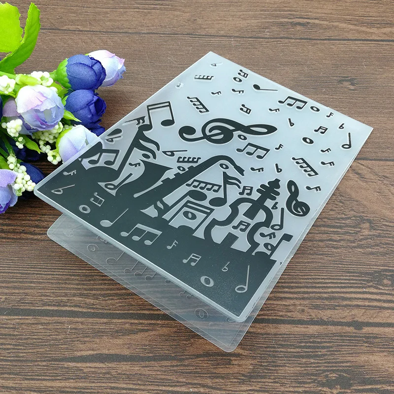 PLASTIC EMBOSSING FOLDER guitar music birthday scrapbook album card gift packing decoration cutting dies paper craft stencils
PLASTIC EMBOSSING FOLDER guitar music birthday scrapbook album card gift packing decoration cutting dies paper craft stencils