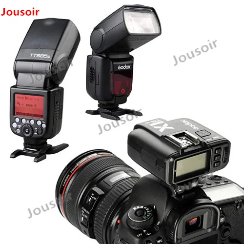 Godox X1C E-TTL II LCD 2 4G беспроводной HSS 1/8000s 32 канала триггерный передатчик + 2x приемник