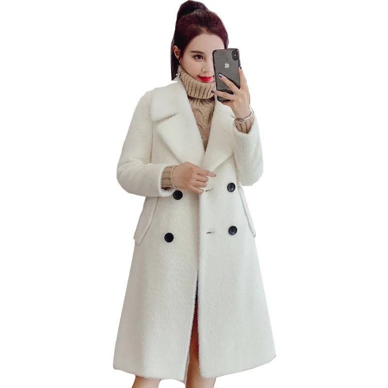 Woolen coat female 2019 Korean version of autumn and winter women's long section thickening super fire coat female student shir
Woolen coat female 2019 Korean version of autumn and winter women's long section thickening super fire coat female student shir