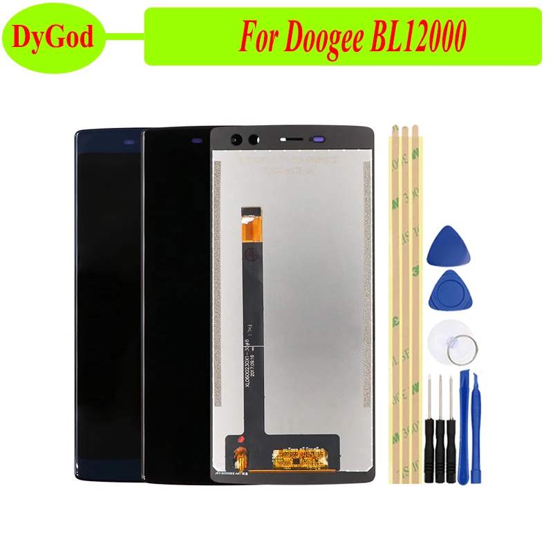 DyGod Для Doogee BL12000 ЖК дисплей сенсорный экран Полный дигитайзер запасная часть для +