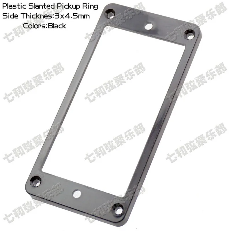A Piar Black Plastic Slanted Double Coil Pickup Ring Humbucker Frame Mounting Ring For Electric Guitar 3mmx4.5mm
A Piar Black Plastic Slanted Double Coil Pickup Ring Humbucker Frame Mounting Ring For Electric Guitar 3mmx4.5mm
