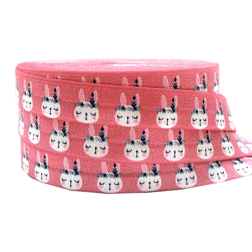 5 Yards 16mm Pink Rabbit Printed fold over elastic bands DIY Crafts Hair tie bracelet Accessories party decoration
5 Yards 16mm Pink Rabbit Printed fold over elastic bands DIY Crafts Hair tie bracelet Accessories party decoration