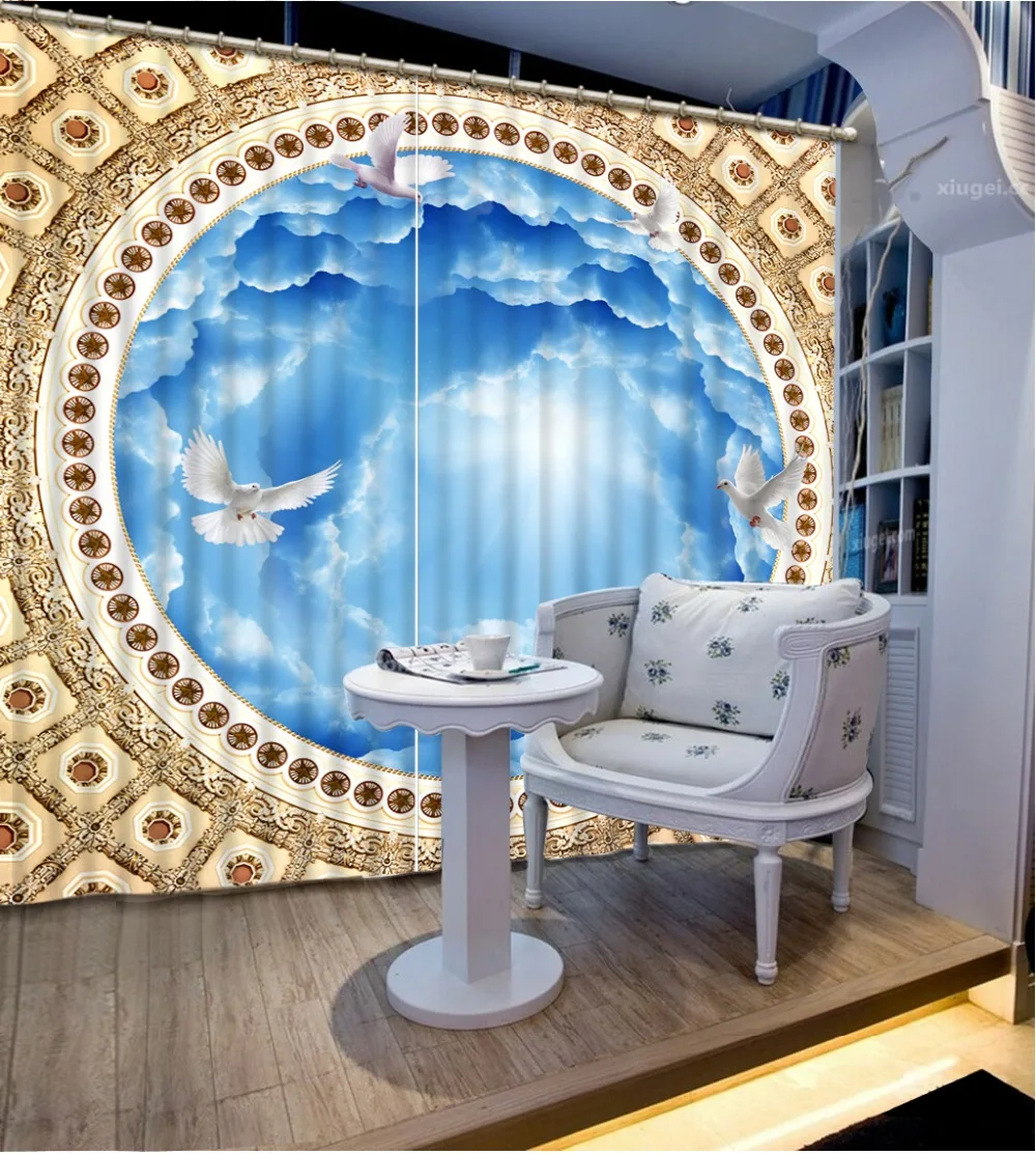 3d curtains Window Blackout Luxury 3D Curtains set For Bed room Living room Office Hotel Home Wall Decorative blue 3d curtain
3d curtains Window Blackout Luxury 3D Curtains set For Bed room Living room Office Hotel Home Wall Decorative blue 3d curtain