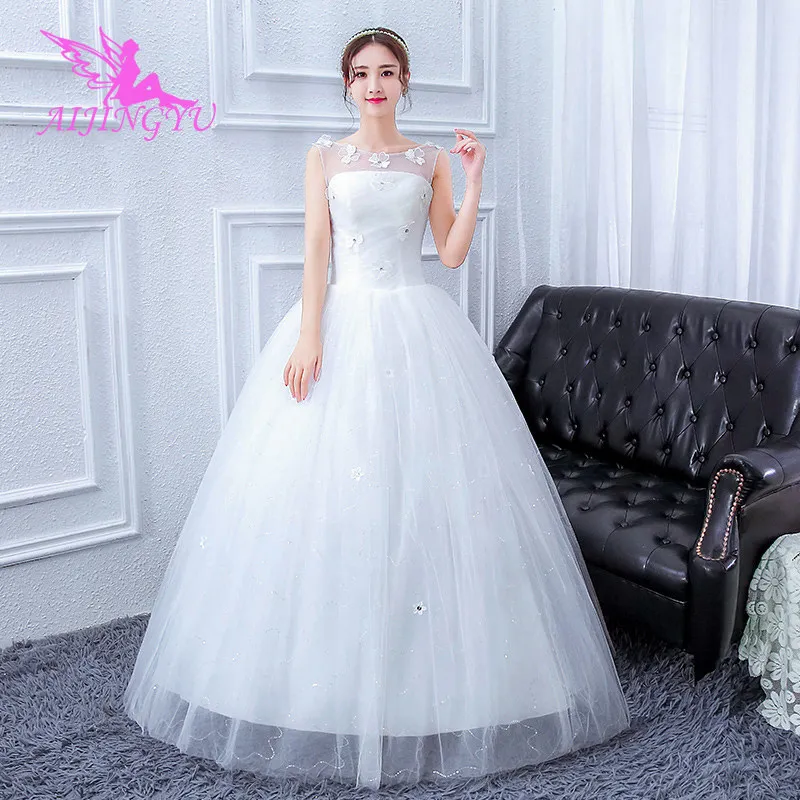 AIJINGYU 2021 2020 floor length Customized new hot selling cheap ball gown lace up back formal bride dresses wedding dress FU253
AIJINGYU 2021 2020 floor length Customized new hot selling cheap ball gown lace up back formal bride dresses wedding dress FU253