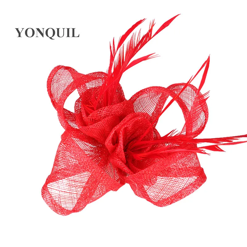 Elegant Sinamay Loops with Feather Adorned Fascinator Combs 3 Roses Headwear Wedding Bridal Headpiece Party Accasion Hairstyle
Elegant Sinamay Loops with Feather Adorned Fascinator Combs 3 Roses Headwear Wedding Bridal Headpiece Party Accasion Hairstyle