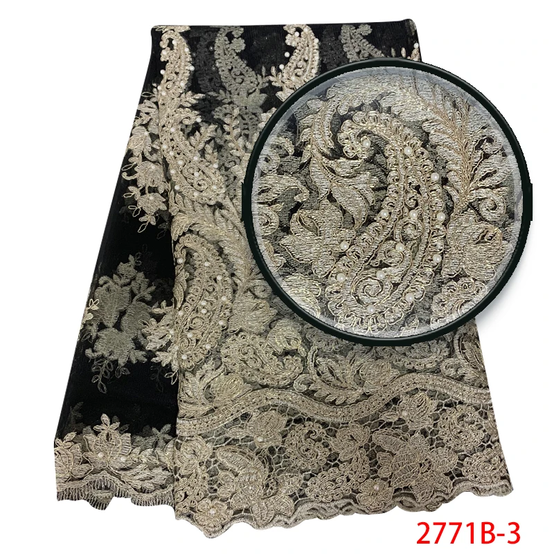 African Tulle Lace Fabric Latest,French Net Lace Fabric with Beads, High Quality Nigerian Embroidery Laces for Dresses KS2771B-3
African Tulle Lace Fabric Latest,French Net Lace Fabric with Beads, High Quality Nigerian Embroidery Laces for Dresses KS2771B-3