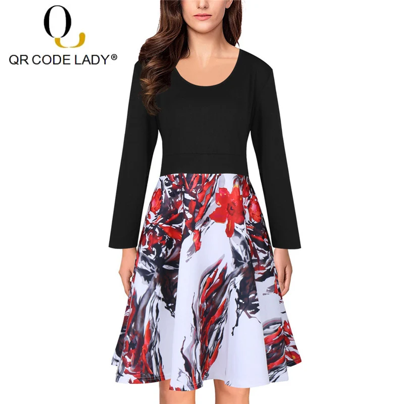 QR Spring Summer Dress Women 2019 Vintage Sexy Floral Print Ball Gown Party Dress Female Casual Plus Size Patchwork Dresses 4XL
QR Spring Summer Dress Women 2019 Vintage Sexy Floral Print Ball Gown Party Dress Female Casual Plus Size Patchwork Dresses 4XL