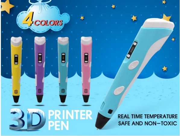 NEW Version1.75mm ABS/PLA 3D Printing Pen With Free Filament 3D Pen Adapter Creative Gift for Kids Printer Pens AKP020
NEW Version1.75mm ABS/PLA 3D Printing Pen With Free Filament 3D Pen Adapter Creative Gift for Kids Printer Pens AKP020