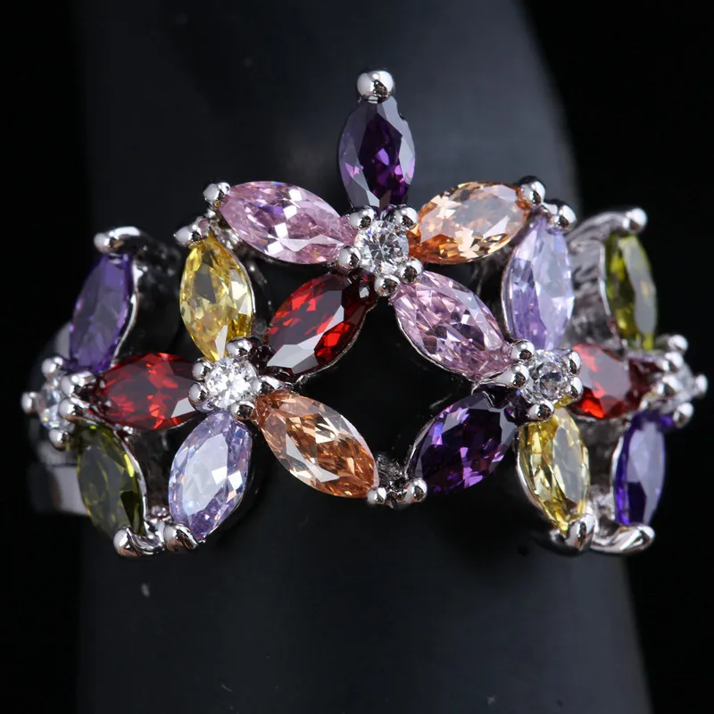 Захватывающий Цветы Многоцветный Morganite 925 серебро Для женщин jewelry Кольца Размеры 6 7 8 9 S1773
Захватывающий Цветы Многоцветный Morganite 925 серебро Для женщин jewelry Кольца Размеры 6 7 8 9 S1773