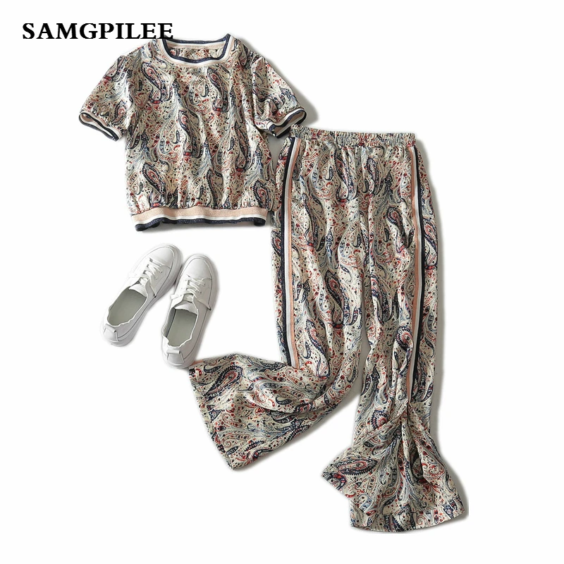two piece set women Short Sleeve Women's Set Chiffon Flare Sleeve Tops Pant Set Crop Top women's suits summer clothes for women
two piece set women Short Sleeve Women's Set Chiffon Flare Sleeve Tops Pant Set Crop Top women's suits summer clothes for women