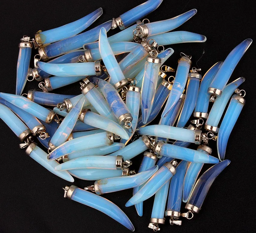 QianBei Wholesale 20pcs /Lot Mix Color Opal Gem stone Horn Beads Silver Core Fit For European Charm NECKLACE
QianBei Wholesale 20pcs /Lot Mix Color Opal Gem stone Horn Beads Silver Core Fit For European Charm NECKLACE