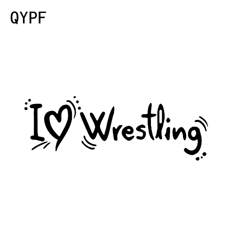 QYPF 14.9*5.2CM Coolest I Love Wrestling Vinyl Car Stickers Accessories Decor Silhouette C16-0416
QYPF 14.9*5.2CM Coolest I Love Wrestling Vinyl Car Stickers Accessories Decor Silhouette C16-0416