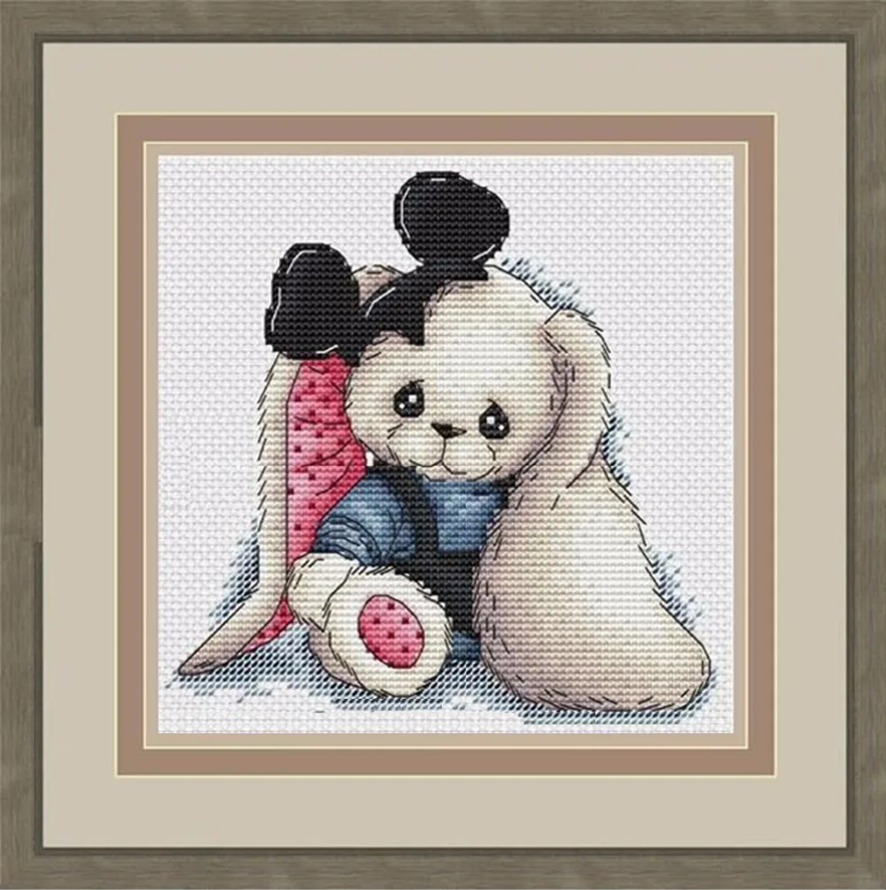 Needlework 14CT 16CT Cross Stitch, DIY Count Cross Stitch, Embroidery Set, Mickey Rabbit
Needlework 14CT 16CT Cross Stitch, DIY Count Cross Stitch, Embroidery Set, Mickey Rabbit
