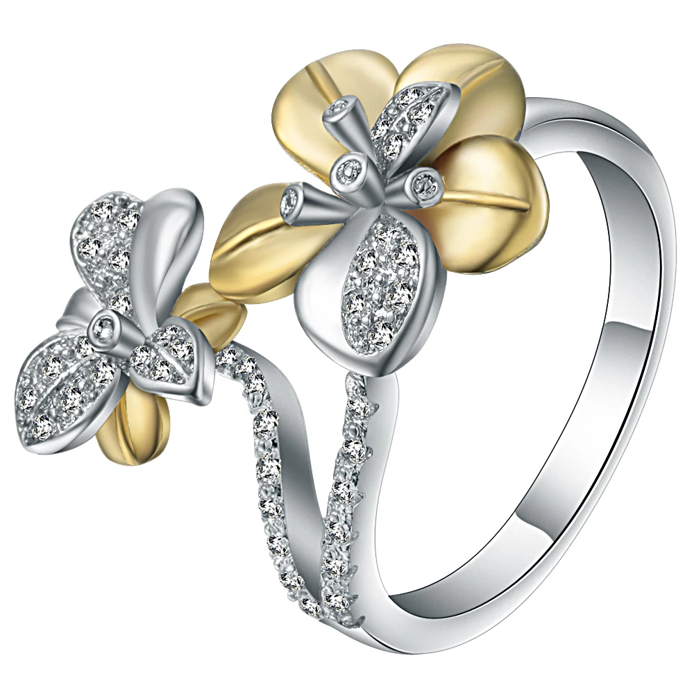 X-Jue Luxury Design Fashion Gold Color Flower Zircon Inlaid Crystal Rings For Women Engagement Silver Color Jewelry Gift Ringe
X-Jue Luxury Design Fashion Gold Color Flower Zircon Inlaid Crystal Rings For Women Engagement Silver Color Jewelry Gift Ringe
