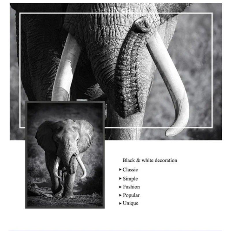 No Frame Deer Orangutan Lion Elephant Animal Canvas Painting Posters and Prints Wall Pictures for Living Room Home Decoration
No Frame Deer Orangutan Lion Elephant Animal Canvas Painting Posters and Prints Wall Pictures for Living Room Home Decoration