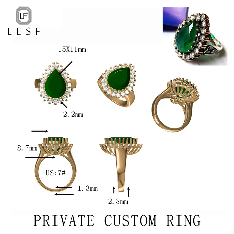 LESF Private Custom The Only Engagement Wedding Ring, High-end Custom 18K Gold 14K Gold 925 Silver Ring
LESF Private Custom The Only Engagement Wedding Ring, High-end Custom 18K Gold 14K Gold 925 Silver Ring