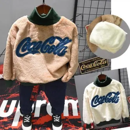 Children'sset boys plush sweater + jeans two-piece baby children's fashion warm thick casual suit Suitable for boys and girls
Children'sset boys plush sweater + jeans two-piece baby children's fashion warm thick casual suit Suitable for boys and girls