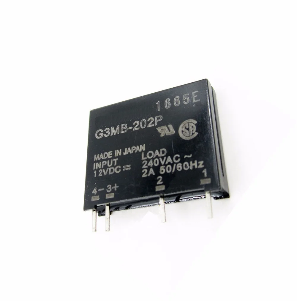 2 PCS G3MB-202P DC-AC PCB SSR In 12V DC AC 2A Out 240V Solid State Relay Module
2 PCS G3MB-202P DC-AC PCB SSR In 12V DC AC 2A Out 240V Solid State Relay Module