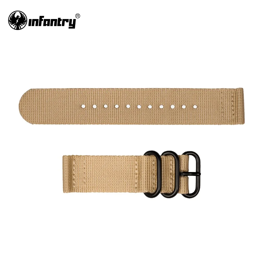 INFANTRY 22 mm Watch Strap Hot Sale Military Army Nylon Fabric Canvas Wristwatch Band Diver Water Resistant | Наручные часы