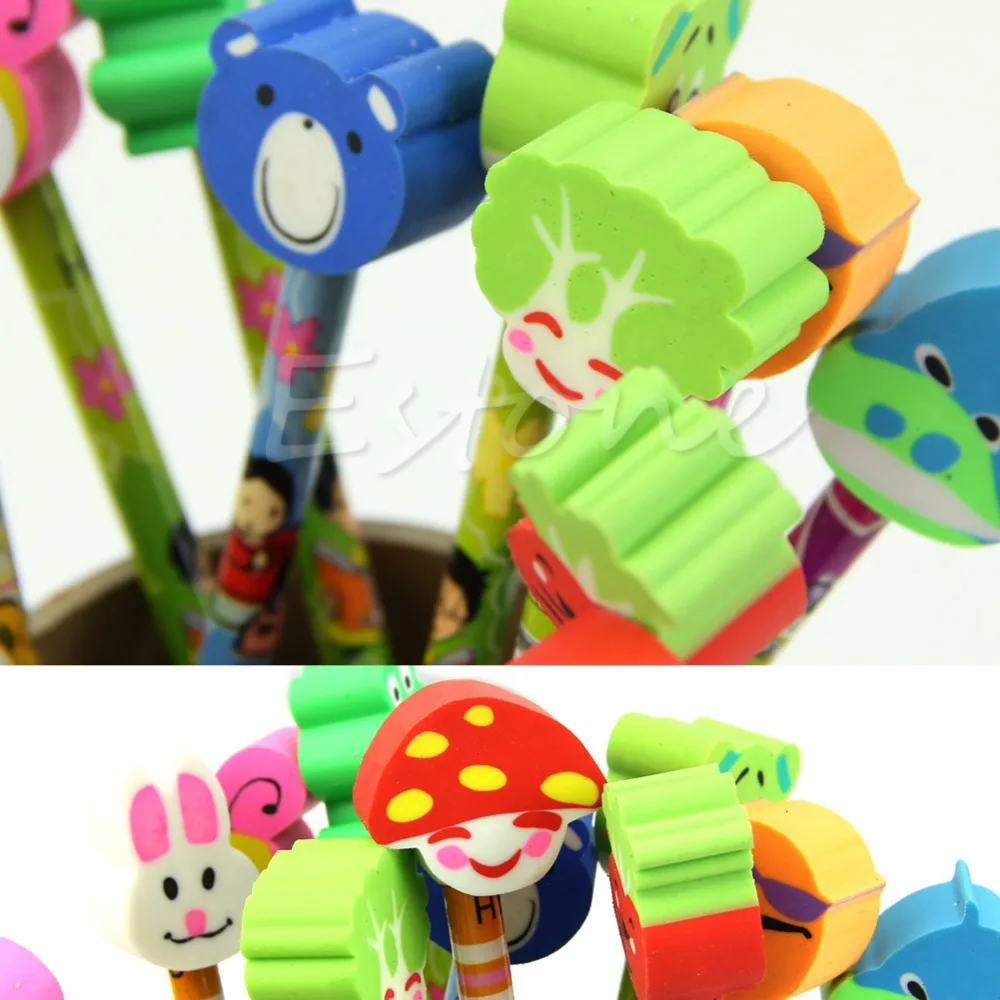 Cute Cartoon Eraser Pencil Wood Toy Kid Party Favor Supply Bag School Prize Gift W15
Cute Cartoon Eraser Pencil Wood Toy Kid Party Favor Supply Bag School Prize Gift W15
