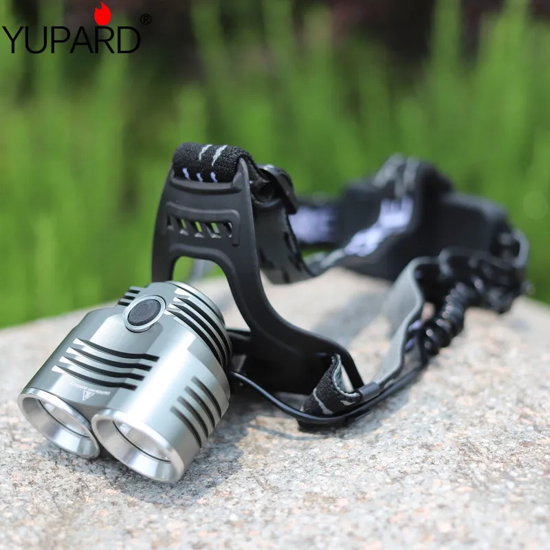 YUPARD 2* XM-L2 led Aluminum alloy Headlamp bright Torch headlight Flashlight 3 Modes super T6 LED camping fishing outdoor
YUPARD 2* XM-L2 led Aluminum alloy Headlamp bright Torch headlight Flashlight 3 Modes super T6 LED camping fishing outdoor