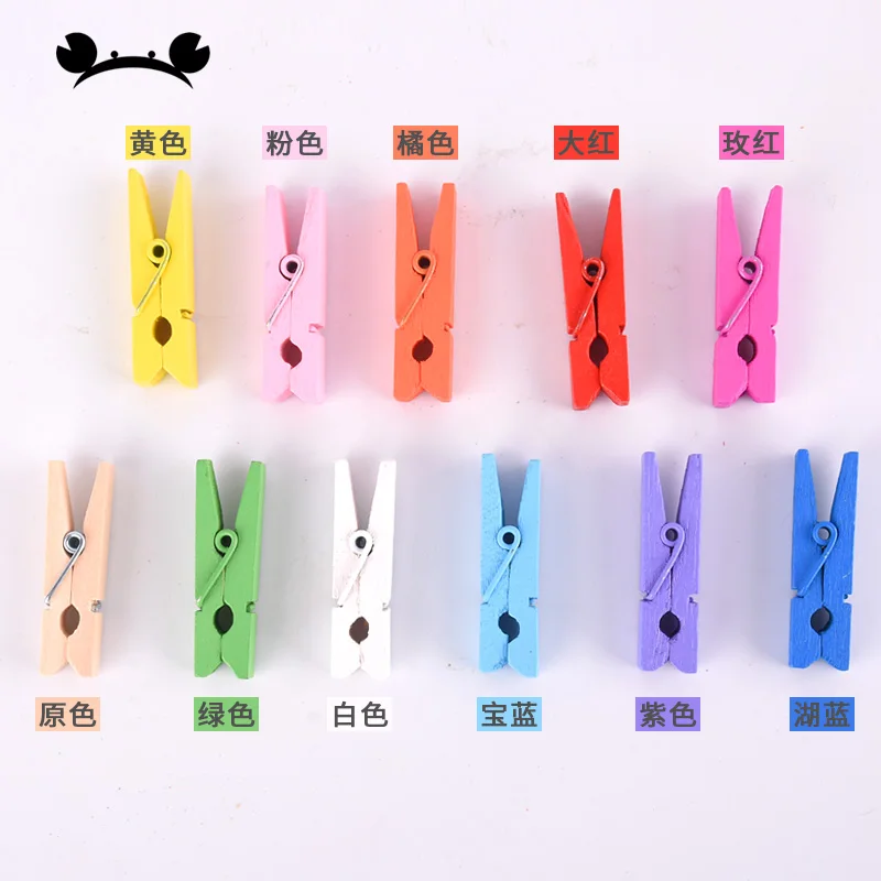 10pcs Creative color small wood diy hand-decorated drying photos photo notes notes clip multi-color
10pcs Creative color small wood diy hand-decorated drying photos photo notes notes clip multi-color
