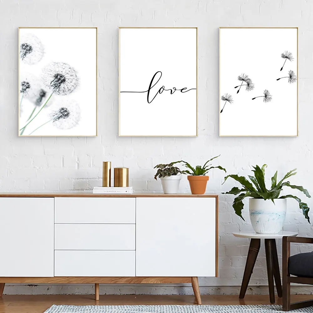 Modern Pictures Wall Artwork Canvas Prints Painting Dandelion Love Modular Simple Nordic Style Poster For Living Room Home Decor
Modern Pictures Wall Artwork Canvas Prints Painting Dandelion Love Modular Simple Nordic Style Poster For Living Room Home Decor