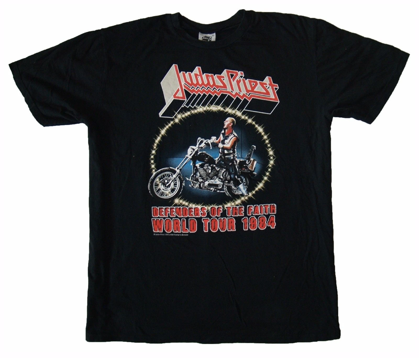 Judas Priest World Tour 1984 Футболка Xl Фирменная Новинка Официальная футболка футболки