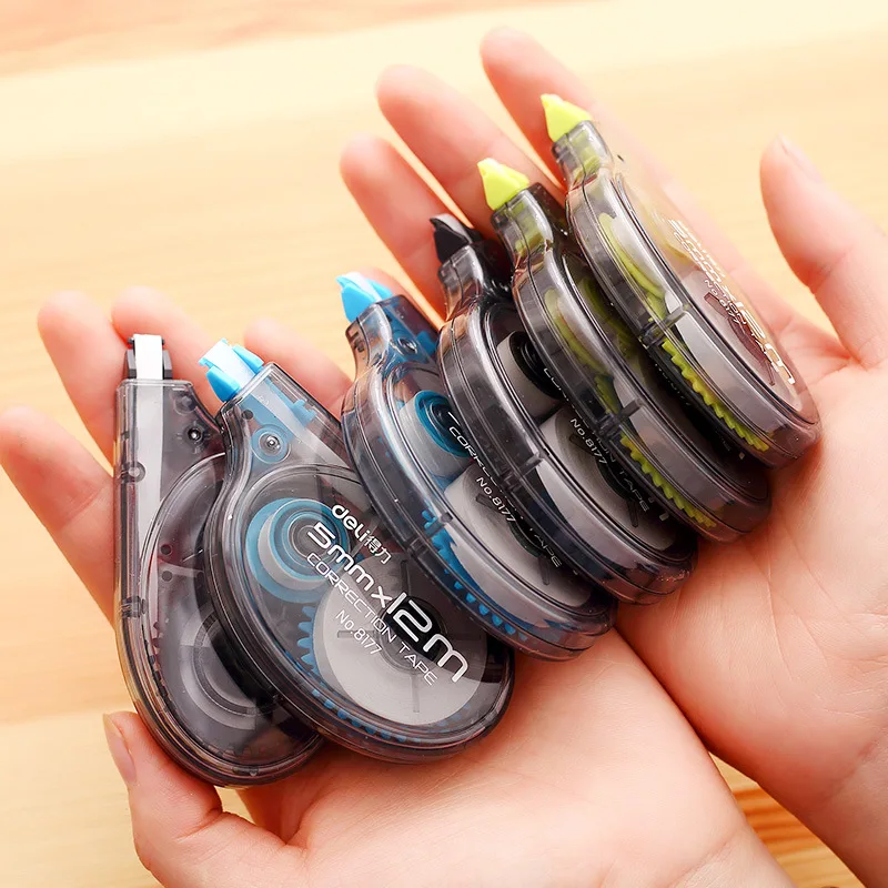 Deli 6pcs/pakage Transparent correction tape 72-meter large capacity student correction belt Cute creative office stationery 817
Deli 6pcs/pakage Transparent correction tape 72-meter large capacity student correction belt Cute creative office stationery 817
