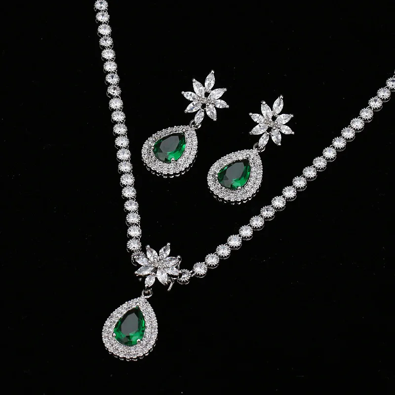 Bilincolor fashion cubic zircon high quality bridal wedding jewellry necklace and earrings sets for women
Bilincolor fashion cubic zircon high quality bridal wedding jewellry necklace and earrings sets for women