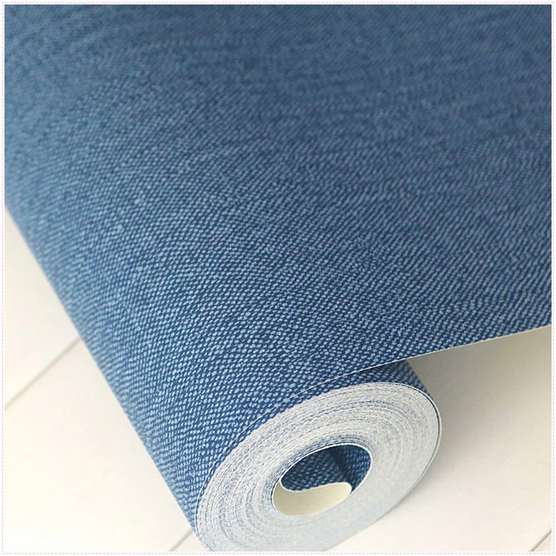 Modern Solid Color Dark Blue Wallpaper Roll Plain Denim Wall Paper For Walls Waterproof PVC Wallpapers Grey for Living Room
Modern Solid Color Dark Blue Wallpaper Roll Plain Denim Wall Paper For Walls Waterproof PVC Wallpapers Grey for Living Room