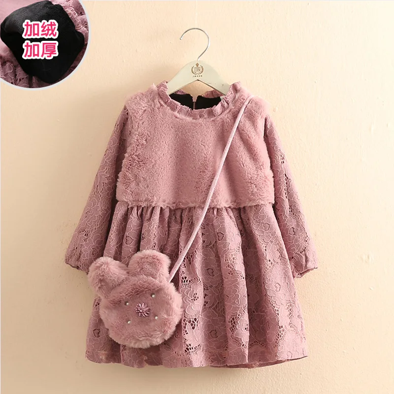 2021 Winter 2-10 11 12 Years Teenage Crew-Neck Embroidery Long Sleeve Thickening Plus Velet Kids Baby Girls Lace Dress With Bag
2021 Winter 2-10 11 12 Years Teenage Crew-Neck Embroidery Long Sleeve Thickening Plus Velet Kids Baby Girls Lace Dress With Bag