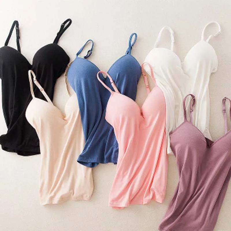 Modal Women Tank Tops Strap V-Neck Halter Sexy Tops Summer Adjustable Femme Solid Sleeveless Top Tank Women Camis Camisole
Modal Women Tank Tops Strap V-Neck Halter Sexy Tops Summer Adjustable Femme Solid Sleeveless Top Tank Women Camis Camisole