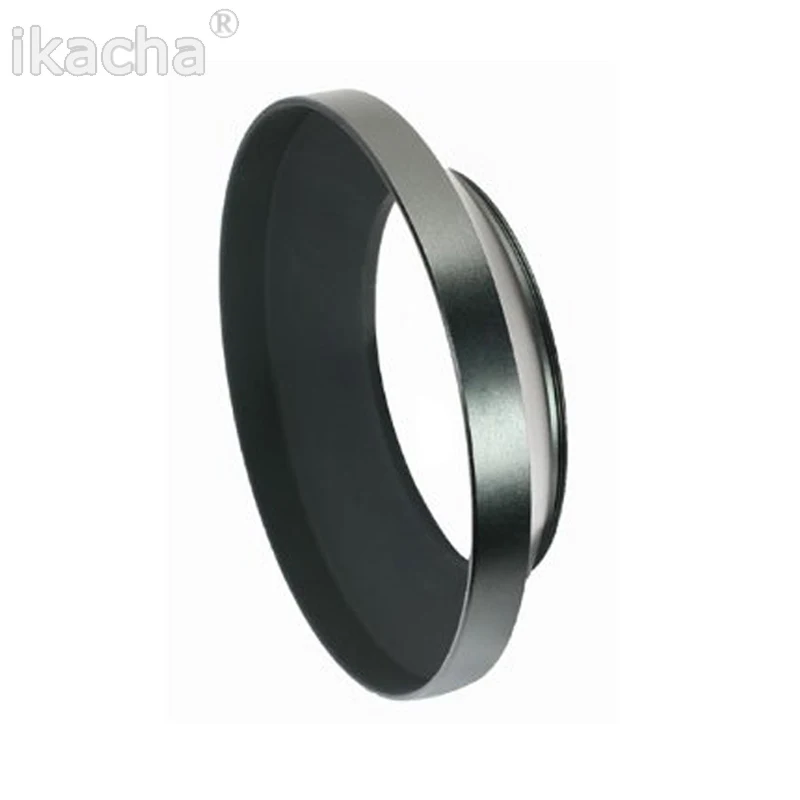 67mm Black Camera Metal Lens Hood Wide Angle Screw In Mount Lens Hood for Canon Nikon for Sony Pentax
