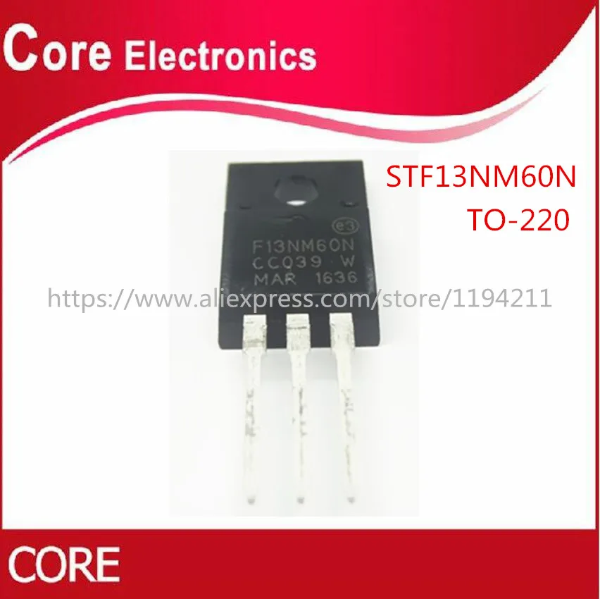20 шт STF13NM60N 220 13NM60N TO220 13NM60 MOS полевой транзистор|Интегральные схемы| |